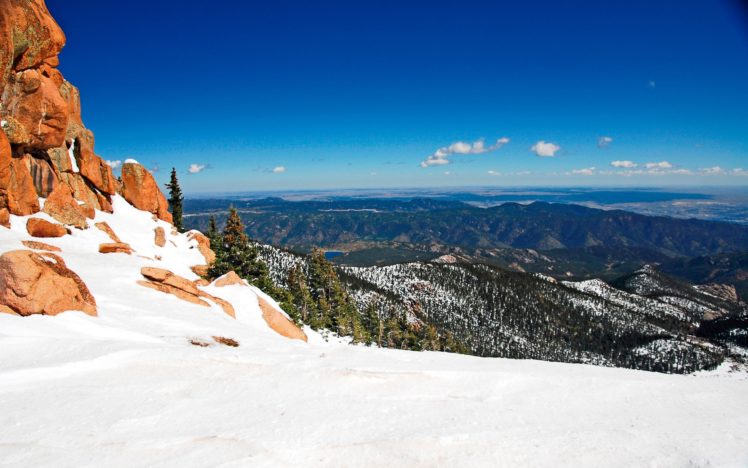 mountains, Landscapes, Nature, Snow HD Wallpaper Desktop Background