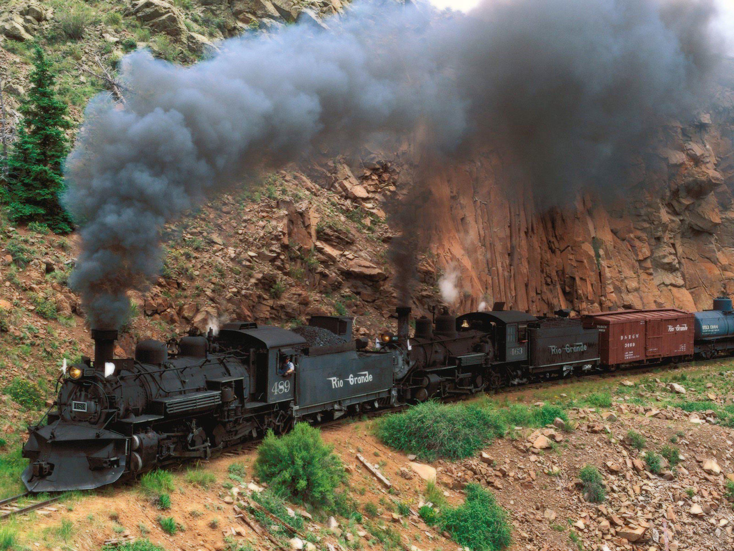 vintage, Colorado, Steam, Train Wallpaper