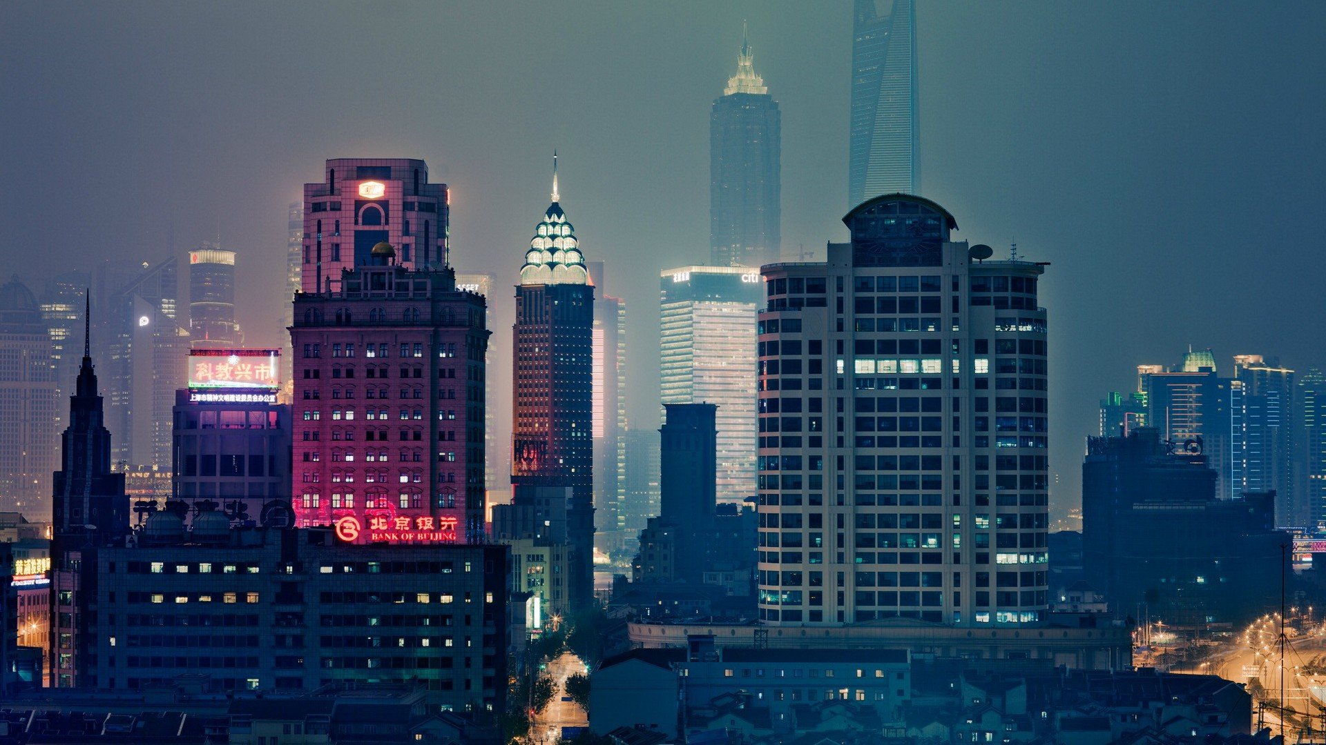 landscapes, Cityscapes, China, Architecture, Skyscrapers, Asia, Shanghai Wallpaper