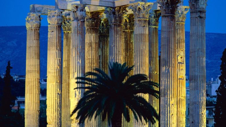 greece, Athens, Temples, Zeus HD Wallpaper Desktop Background
