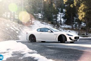 snow, Trees, Forests, Top, Gear, Maserati, Drifting, Cars, Roads, Gran, Turismo, Vehicles, Maserati, Granturismo, Front, Angle, View