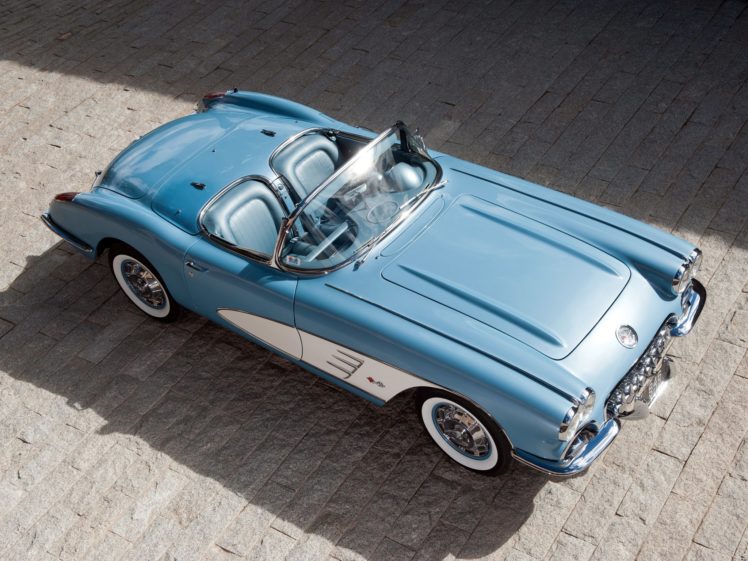 1959 60, Chevrolet, Corvette, C 1,  867 , Muscle, Retro, Classic, Supercar, Fe HD Wallpaper Desktop Background