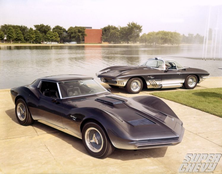 1965, Chevrolet, Corvette, Mako, Shark, Ii, Concept, Supercar, Muscle, Hot, Rod, Rods HD Wallpaper Desktop Background