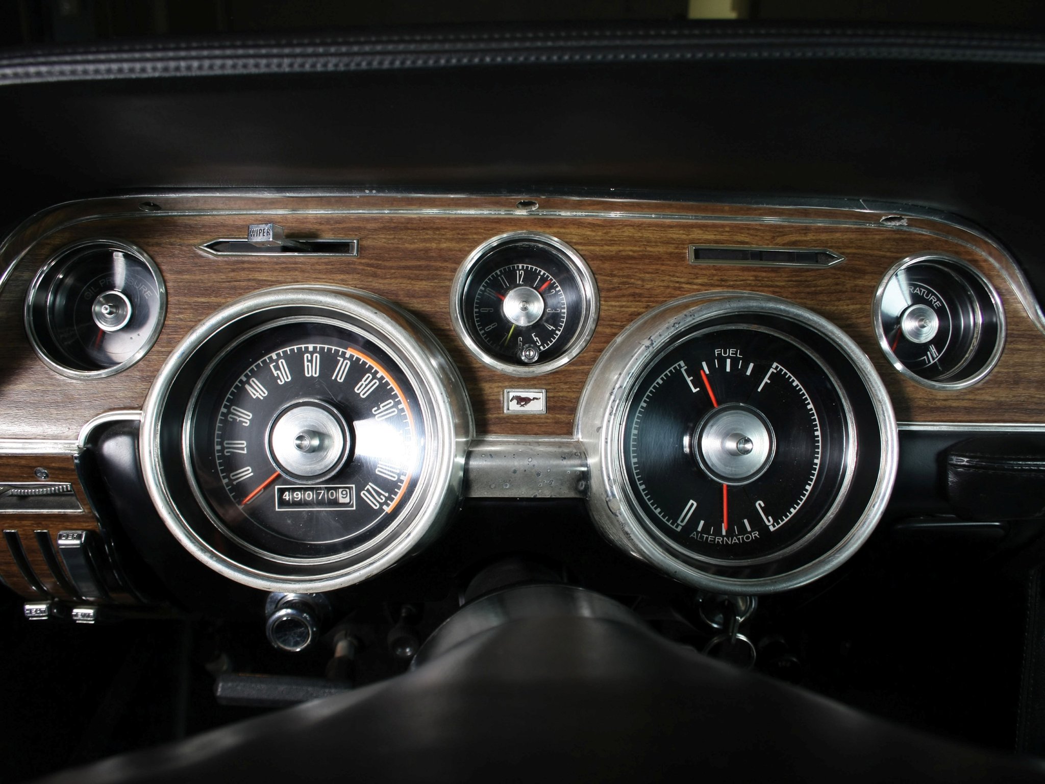 1968, Ford, Mustang, G t, Hardtop, Muscle, Classic, Interior Wallpaper