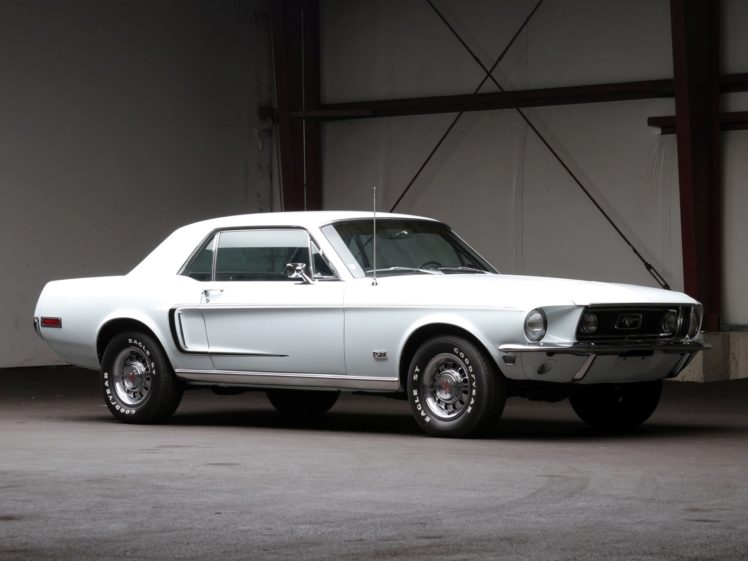 1968, Ford, Mustang, G t, Hardtop, Muscle, Classic HD Wallpaper Desktop Background