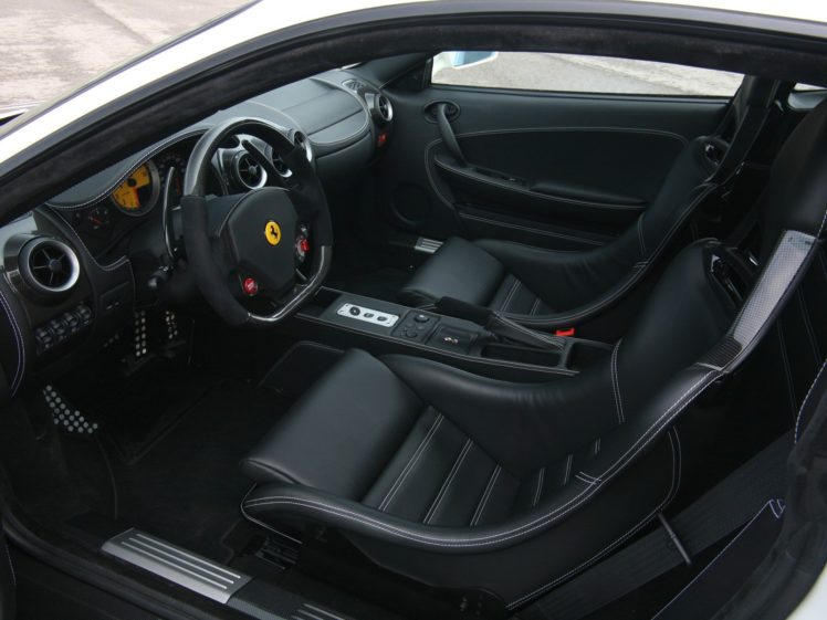2009, Novitec, Rosso, Ferrari, F430, Supercar, Interior HD Wallpaper Desktop Background
