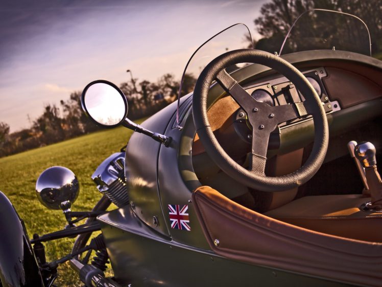2011, Morgan, 3 wheeler, Us spec, Supercar, Motorbike, Bike, Motorcycle, Interior HD Wallpaper Desktop Background