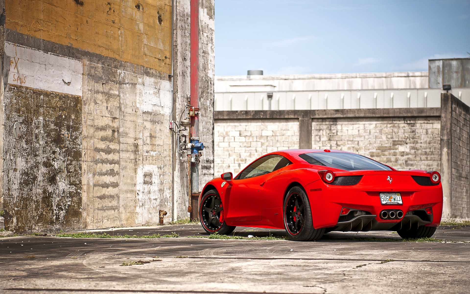 ferrari, 458, Italia, Red, Supercar Wallpaper