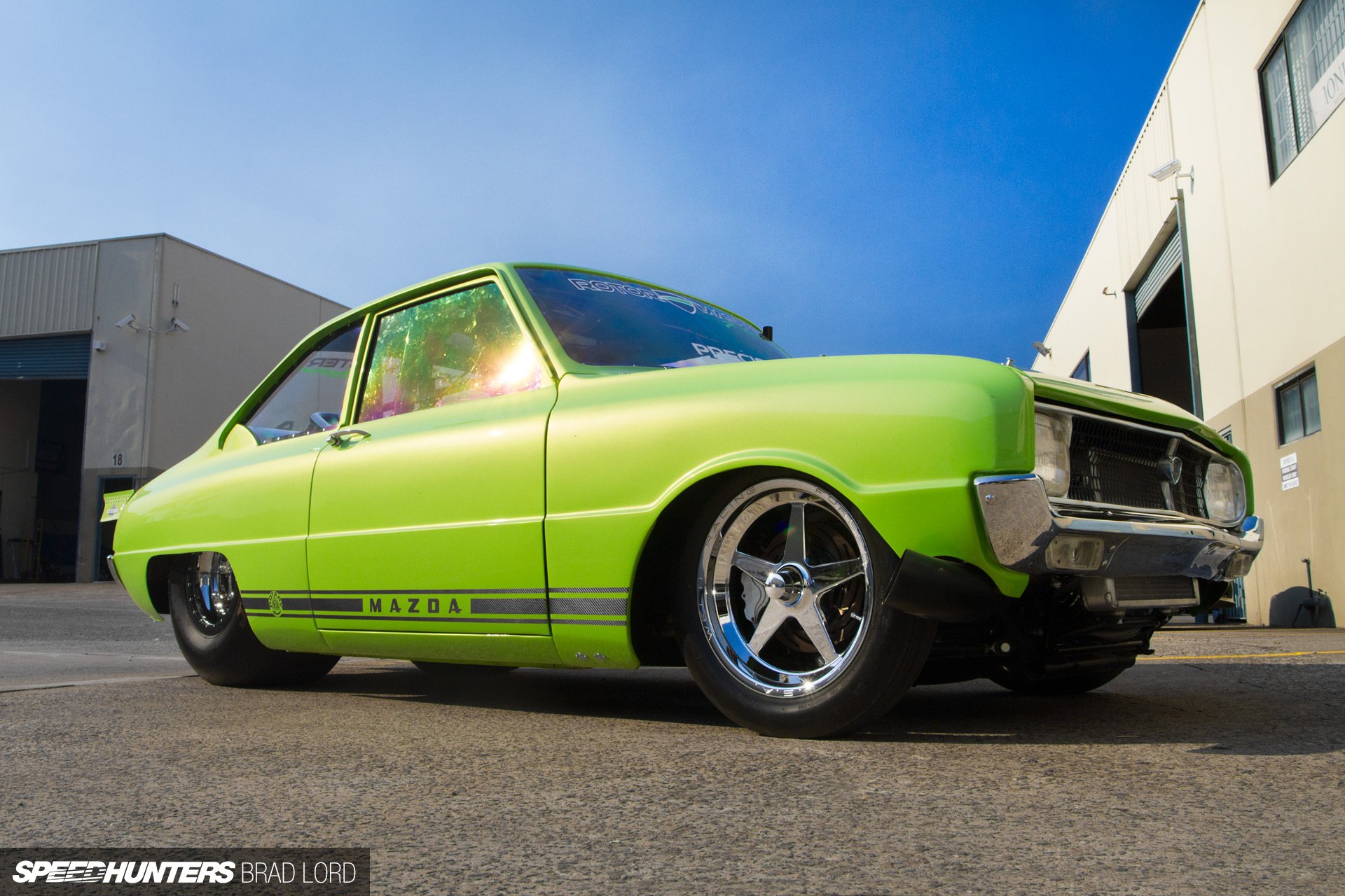 mazda, R100, Drag, Racing, Race, Hot, Rod, Rods Wallpaper