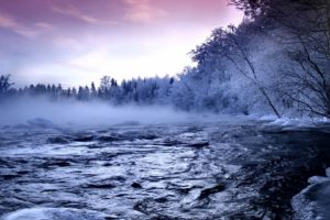 landscapes, Nature, Winter, Snow, Fog, Mist, Natural, Scenery