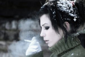 women, Smoking, Models
