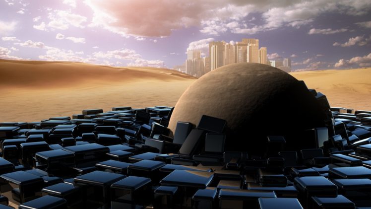 deserts, Spheres HD Wallpaper Desktop Background