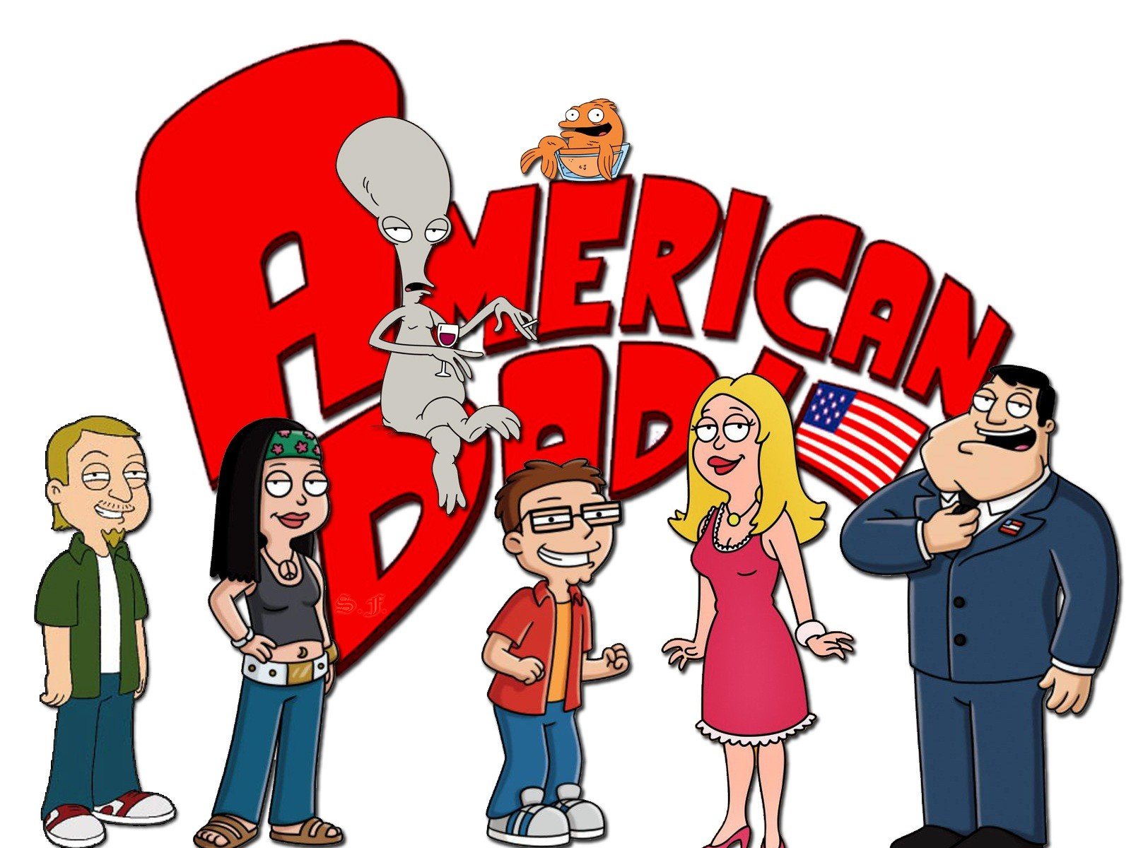 cartoons, American, Dad, Tv, Shows Wallpaper