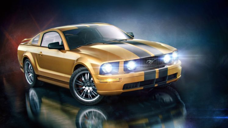 cars, Artwork, Vehicles, Ford, Mustang HD Wallpaper Desktop Background
