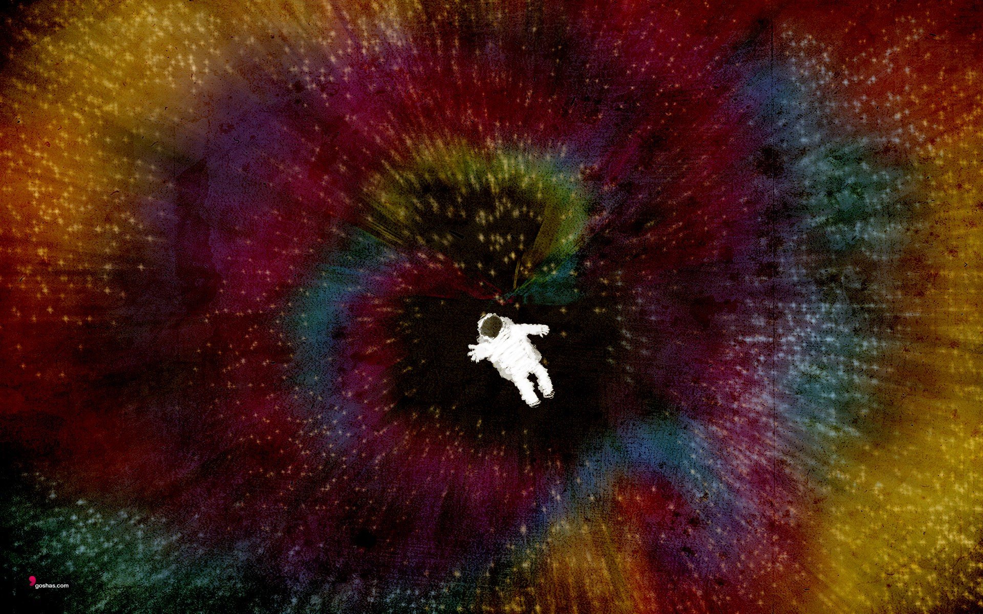 multicolor, Astronauts Wallpaper