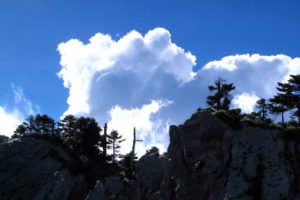 clouds, Nature, Trees, Cliffs, Skies, Cliff