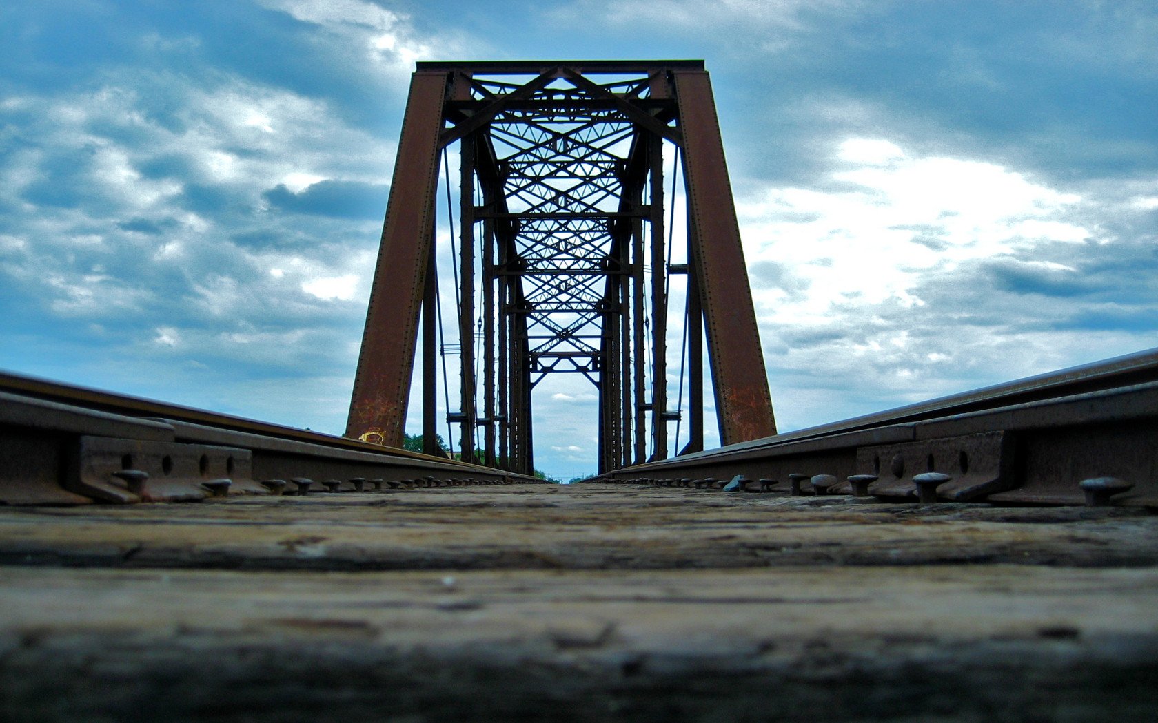 bridges, Railroad, Tracks Wallpaper