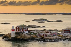 sweden, Lighthouses, Islands, Gothenburg