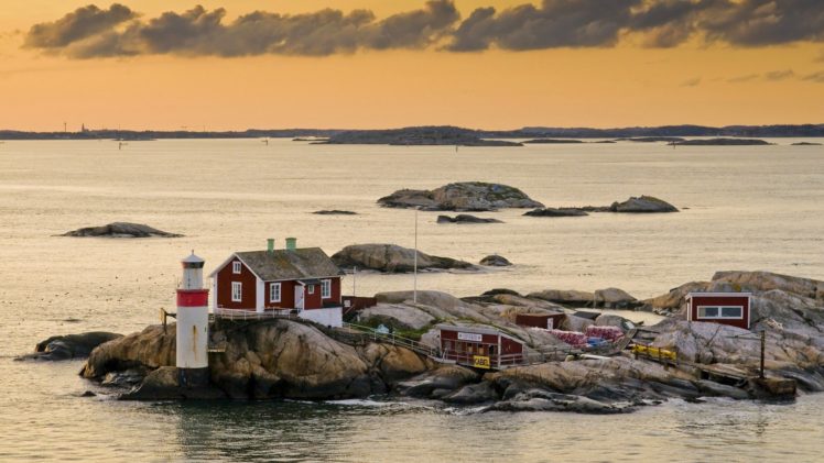 sweden, Lighthouses, Islands, Gothenburg HD Wallpaper Desktop Background