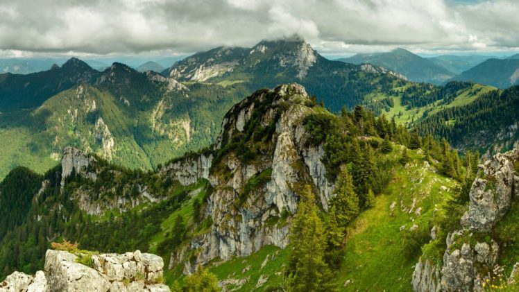 mountains, Landscapes, Nature, Forests HD Wallpaper Desktop Background
