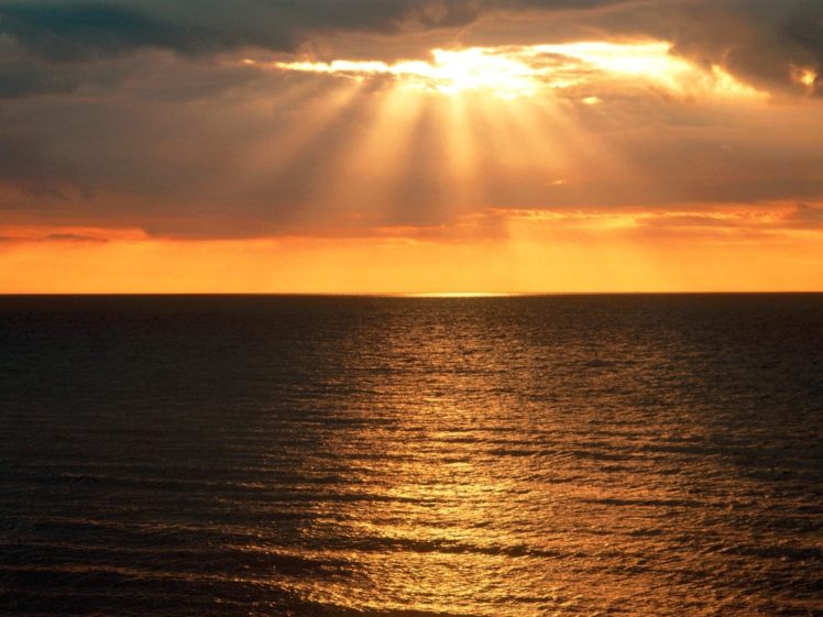 sun, Skyscapes, Sea HD Wallpaper Desktop Background