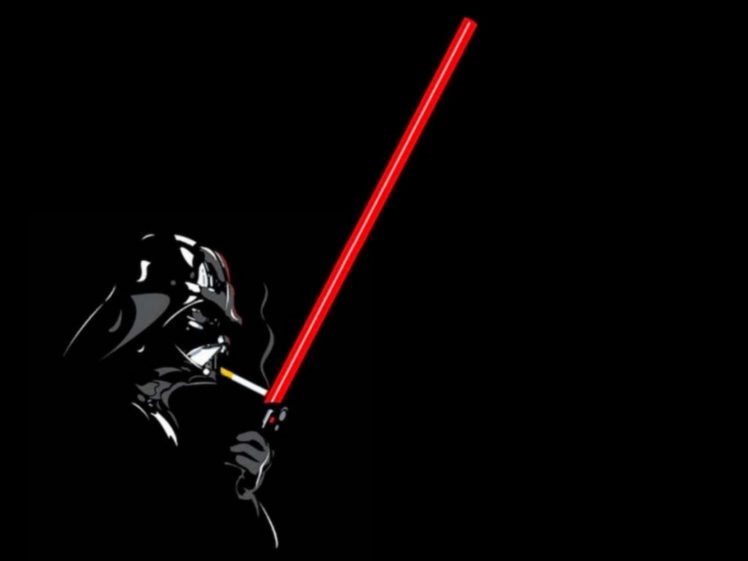 lightsabers, Darth, Vader, Cigarettes, Black, Background HD Wallpaper Desktop Background