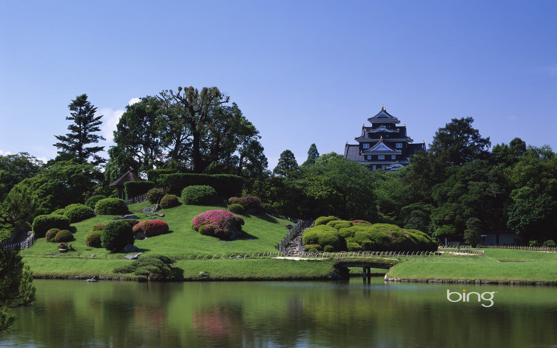 landscapes, Garden Wallpaper