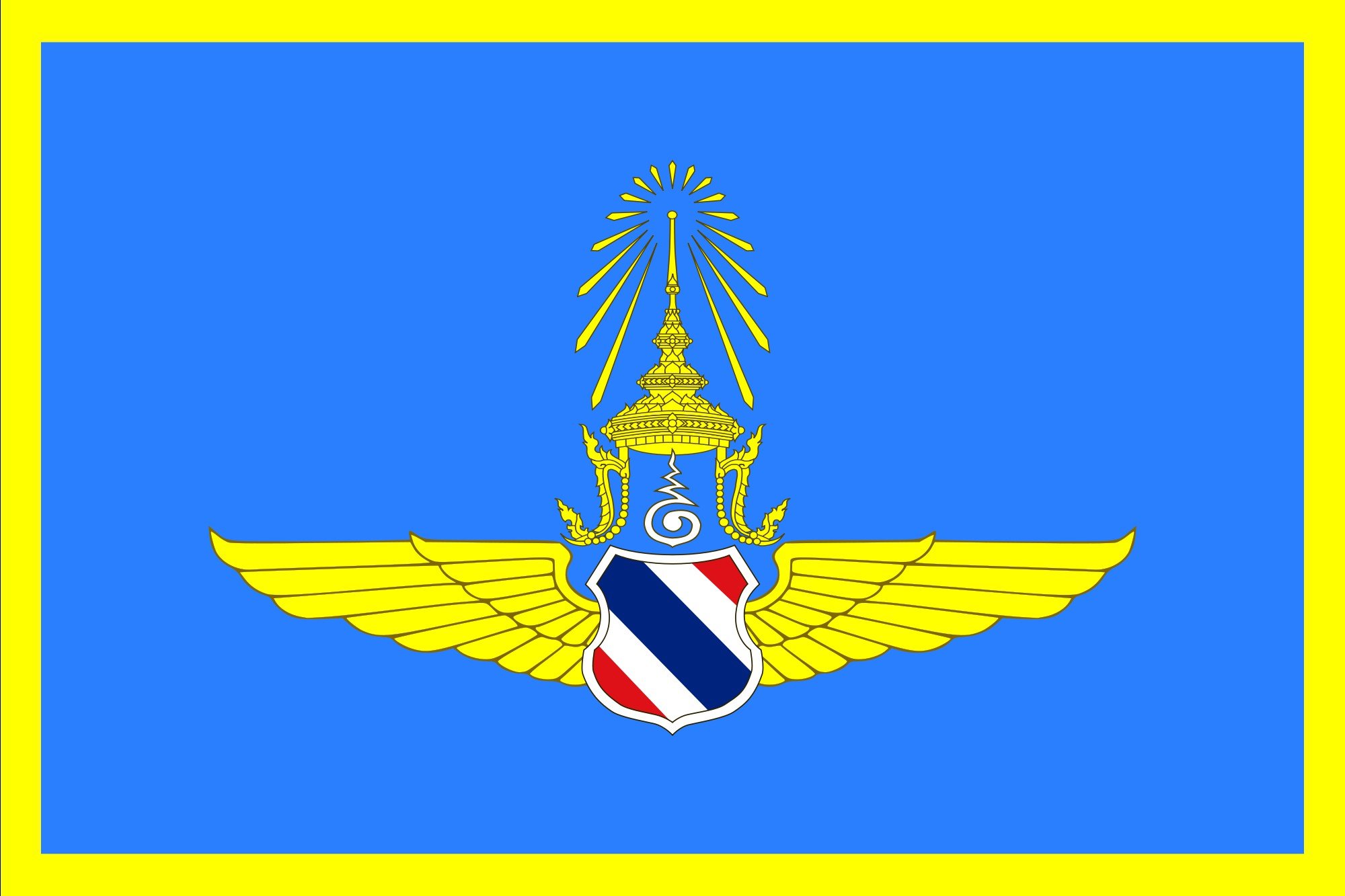 2000px flag, For, Commander in chief, Of, The, Royal, Thai, Air, Force, Svg Wallpaper