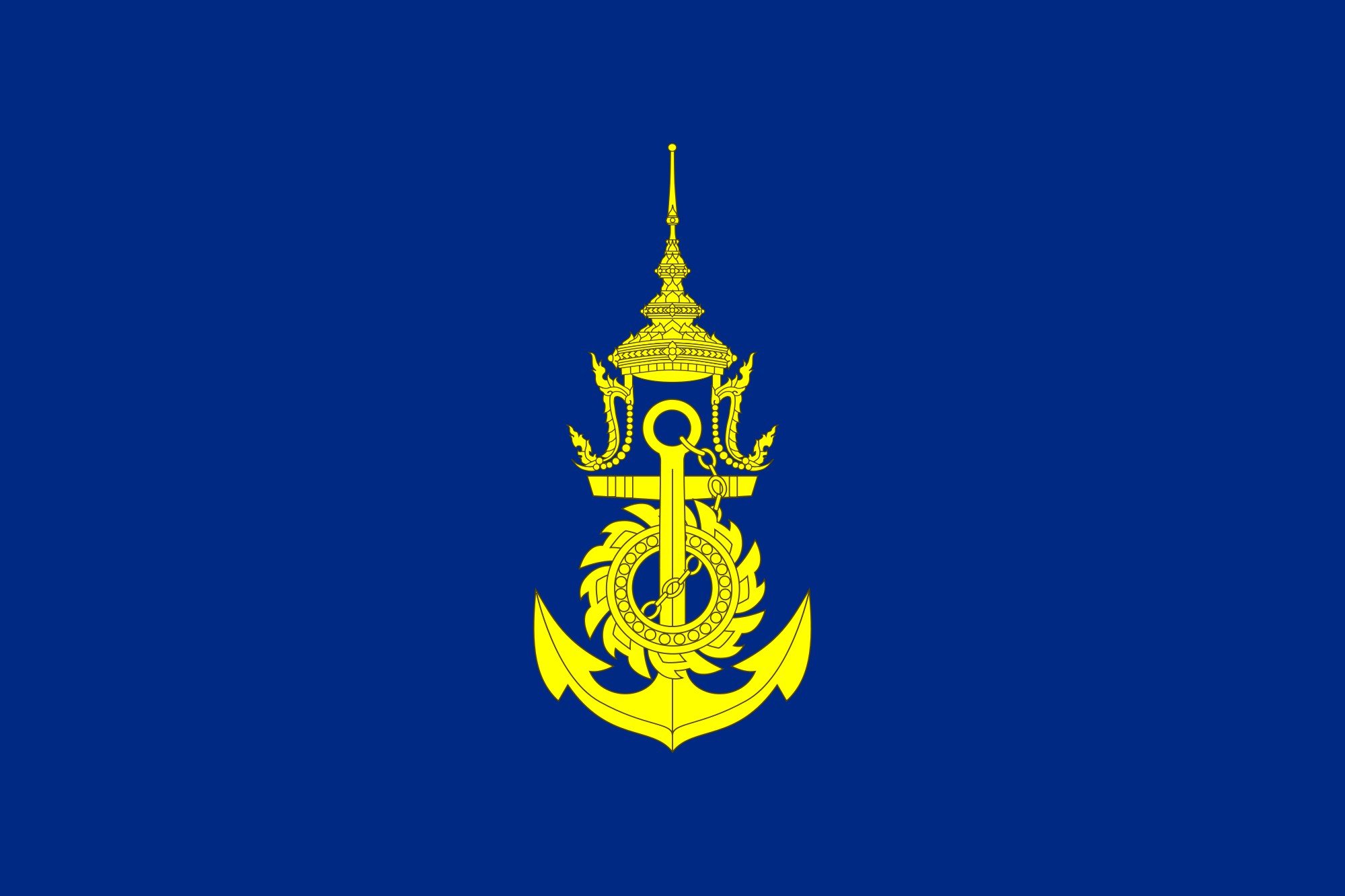 2000px flag, For, Commander in chief, Of, The, Royal, Thai, Navy, Svg Wallpaper