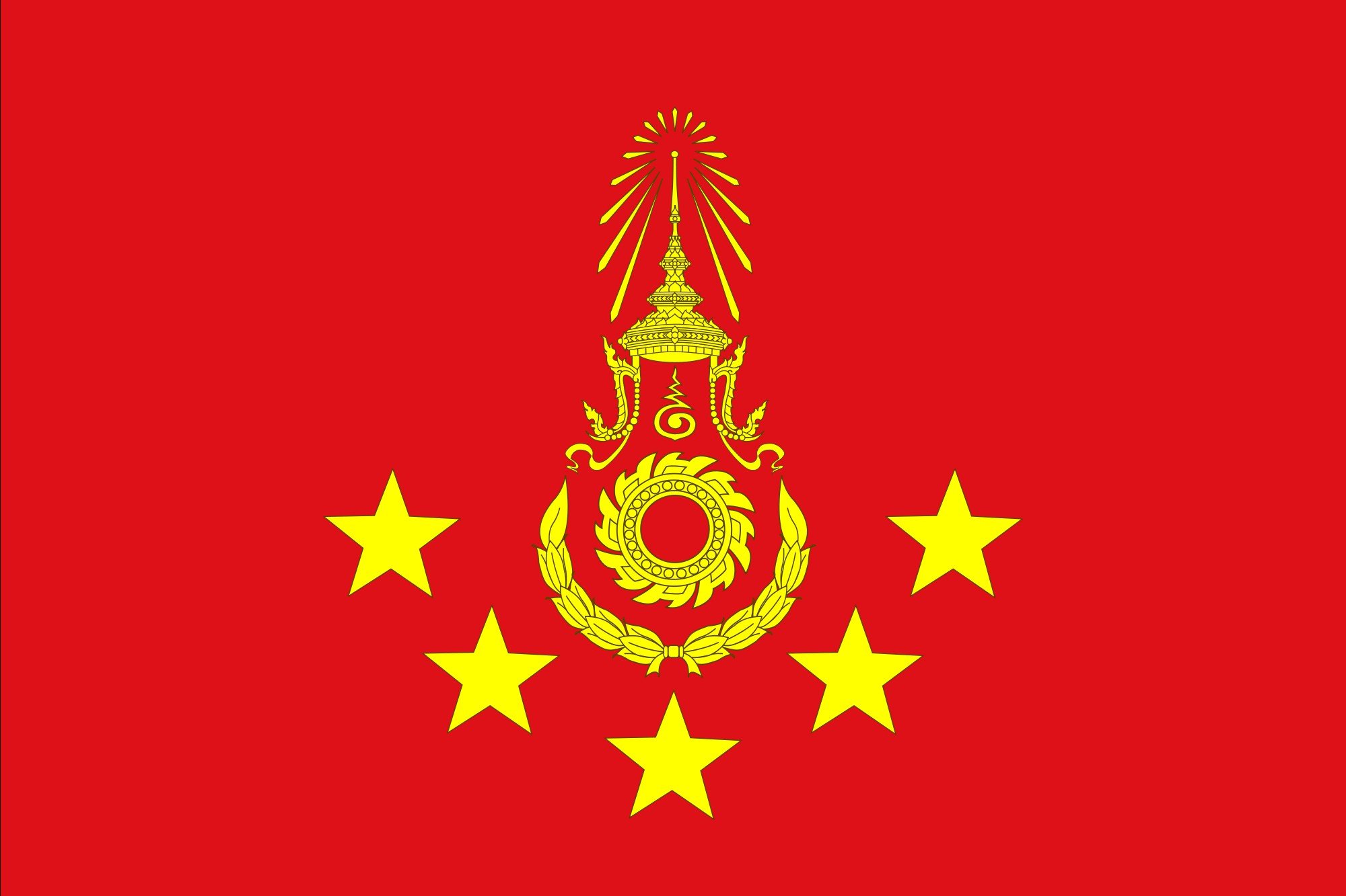 2000px flag, For, Commander in chief, Of, The, Royal, Thai, Army, Svg Wallpaper