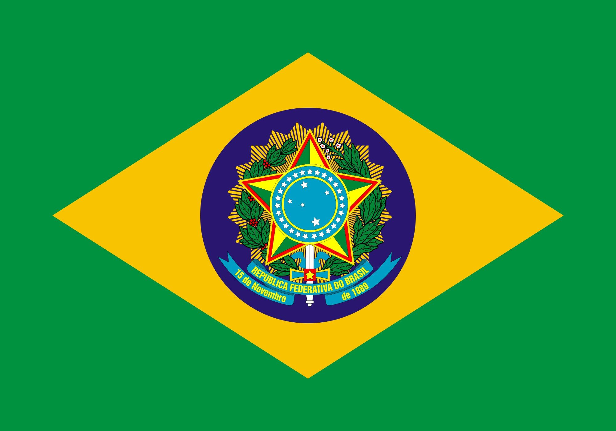 2000px flag, Of, Brazil,  valada Wallpaper