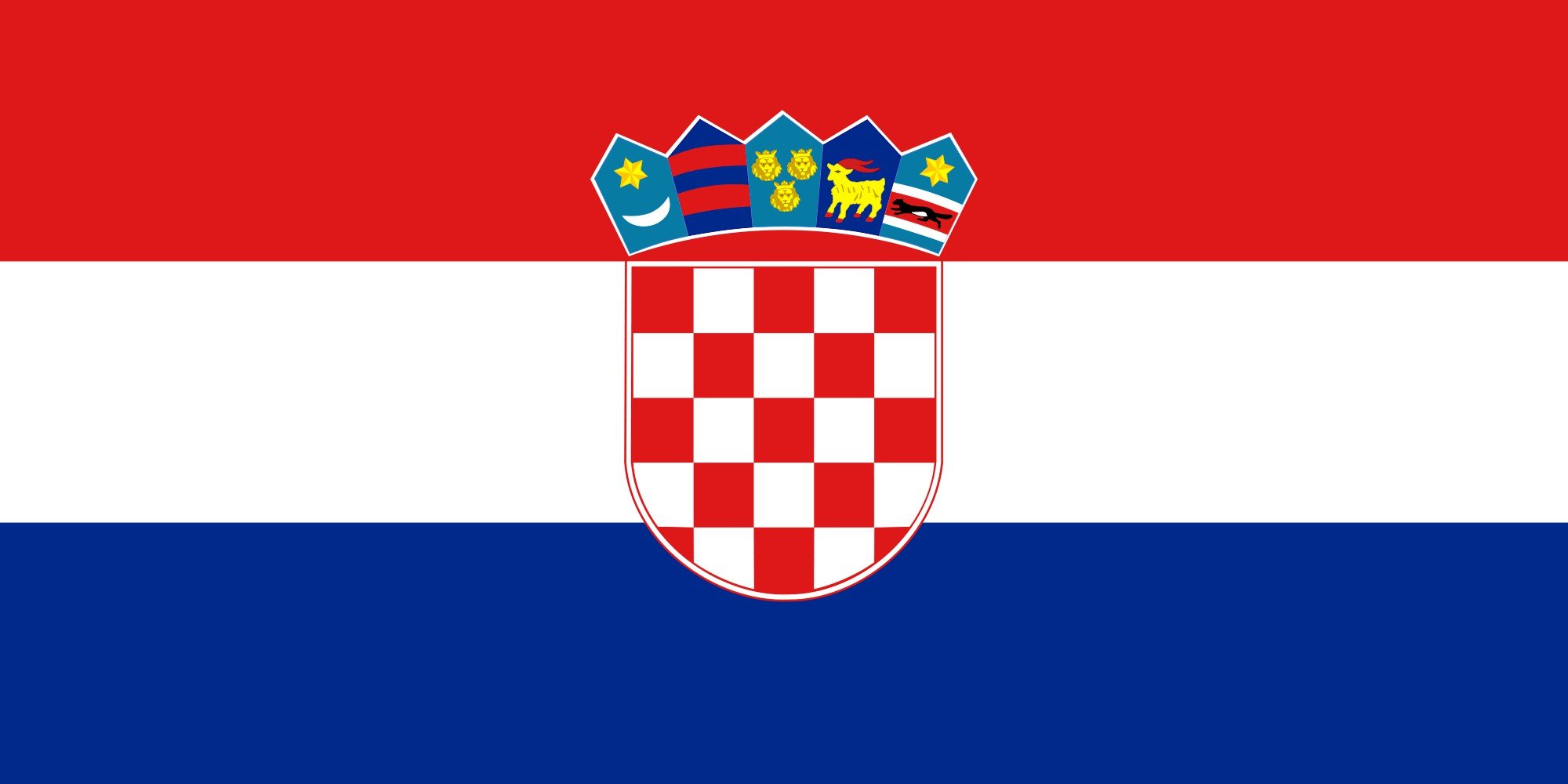 2000px flag, Of, Croatia, Svg Wallpaper