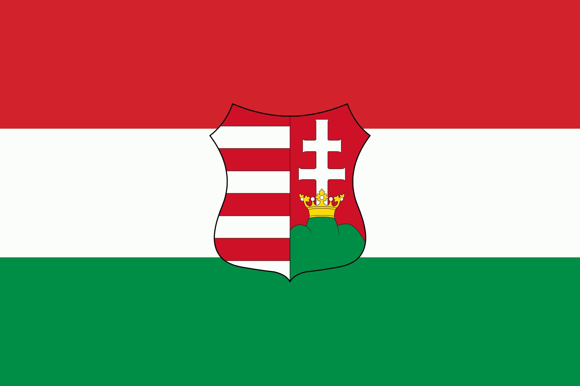 2000px flag, Of, Hungary,  1946 1949, 1956 1957 , Svg Wallpaper