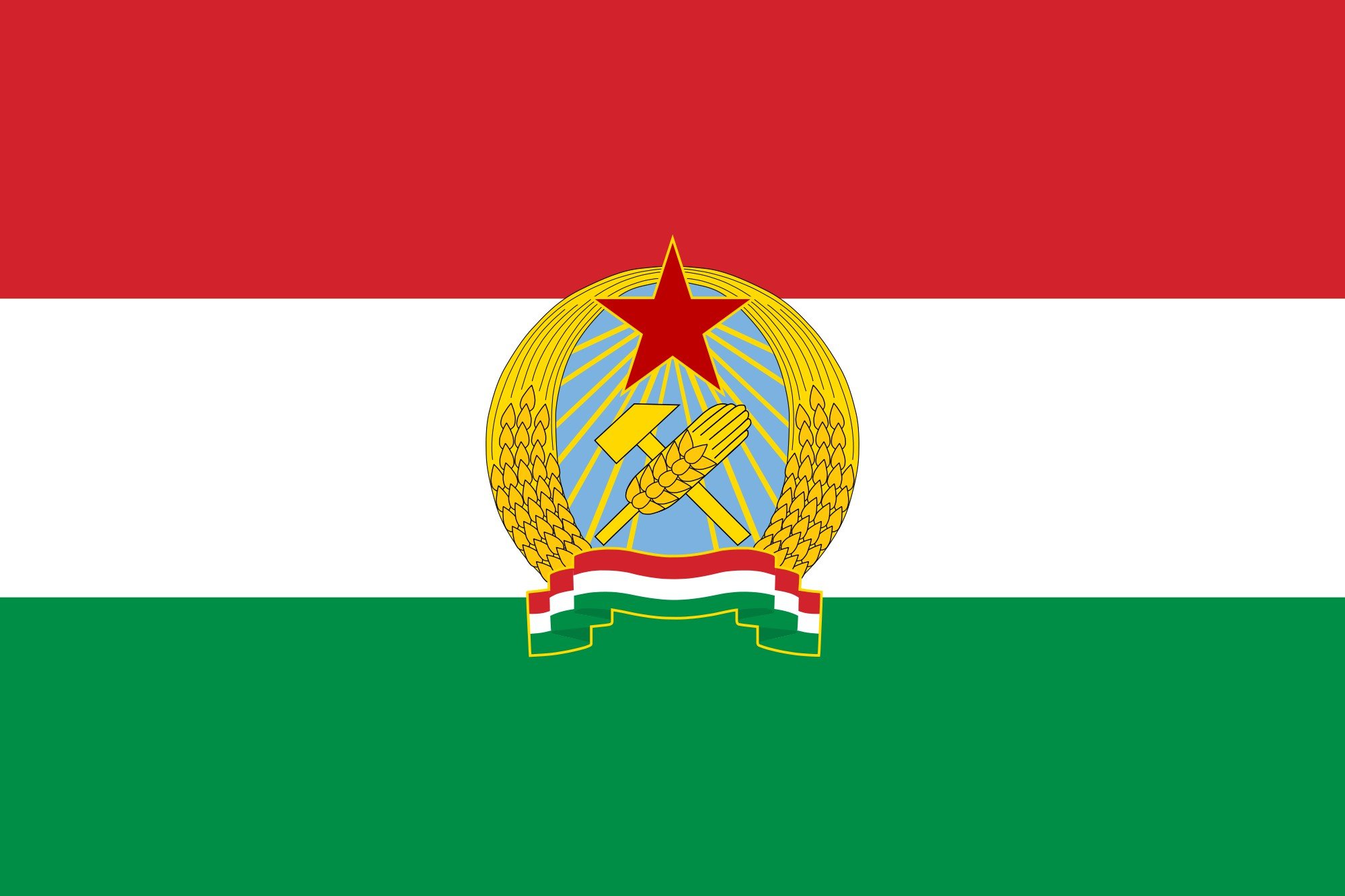 2000px flag, Of, Hungary, 1949 1956, Svg Wallpapers HD / Desktop and