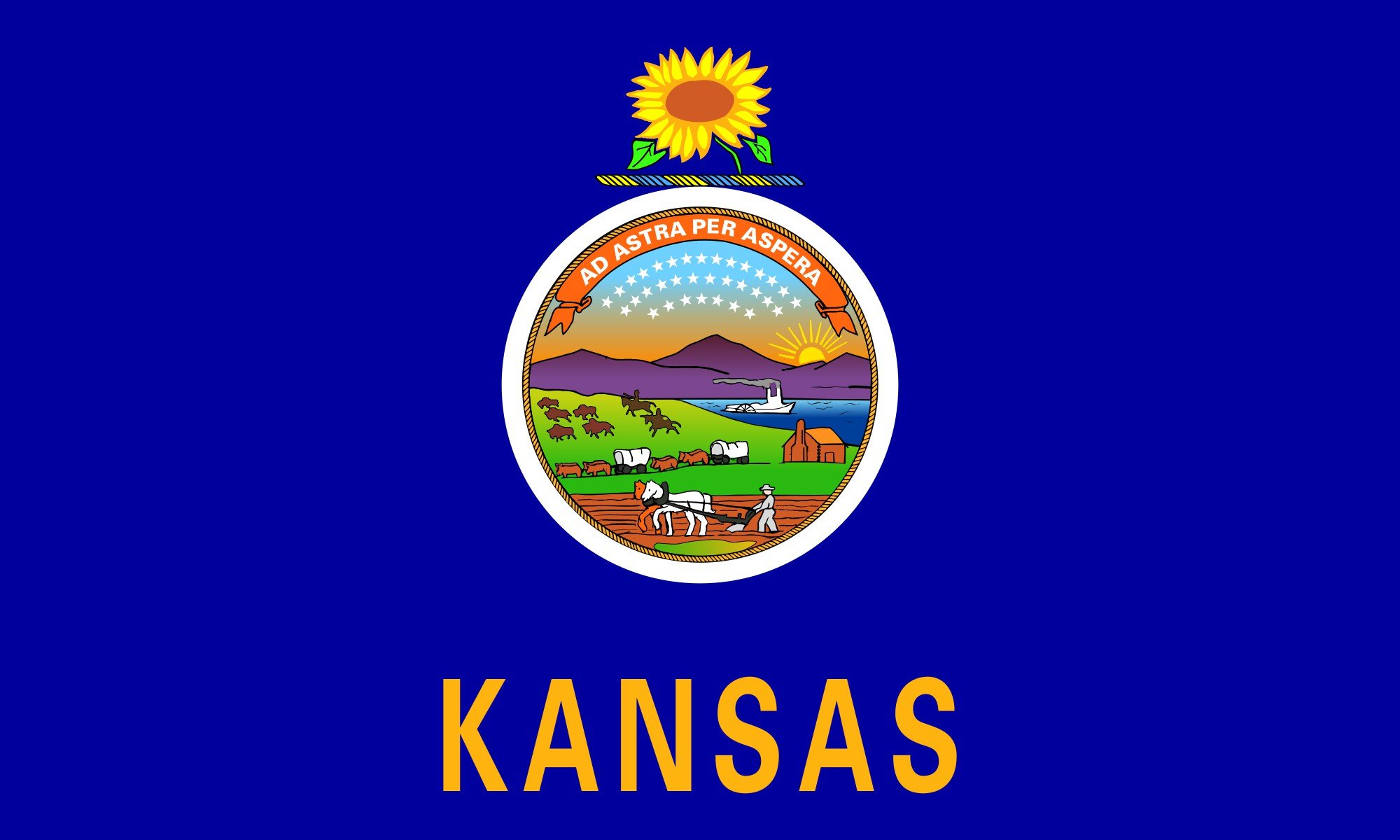 2000px flag, Of, Kansas, Svg Wallpaper
