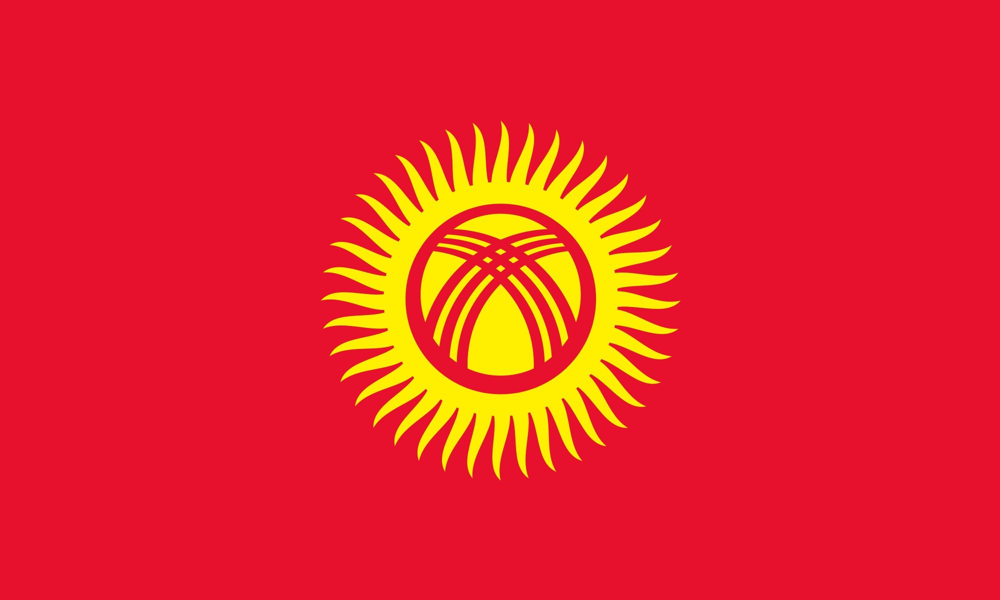 2000px flag, Of, Kyrgyzstan, Svg Wallpaper