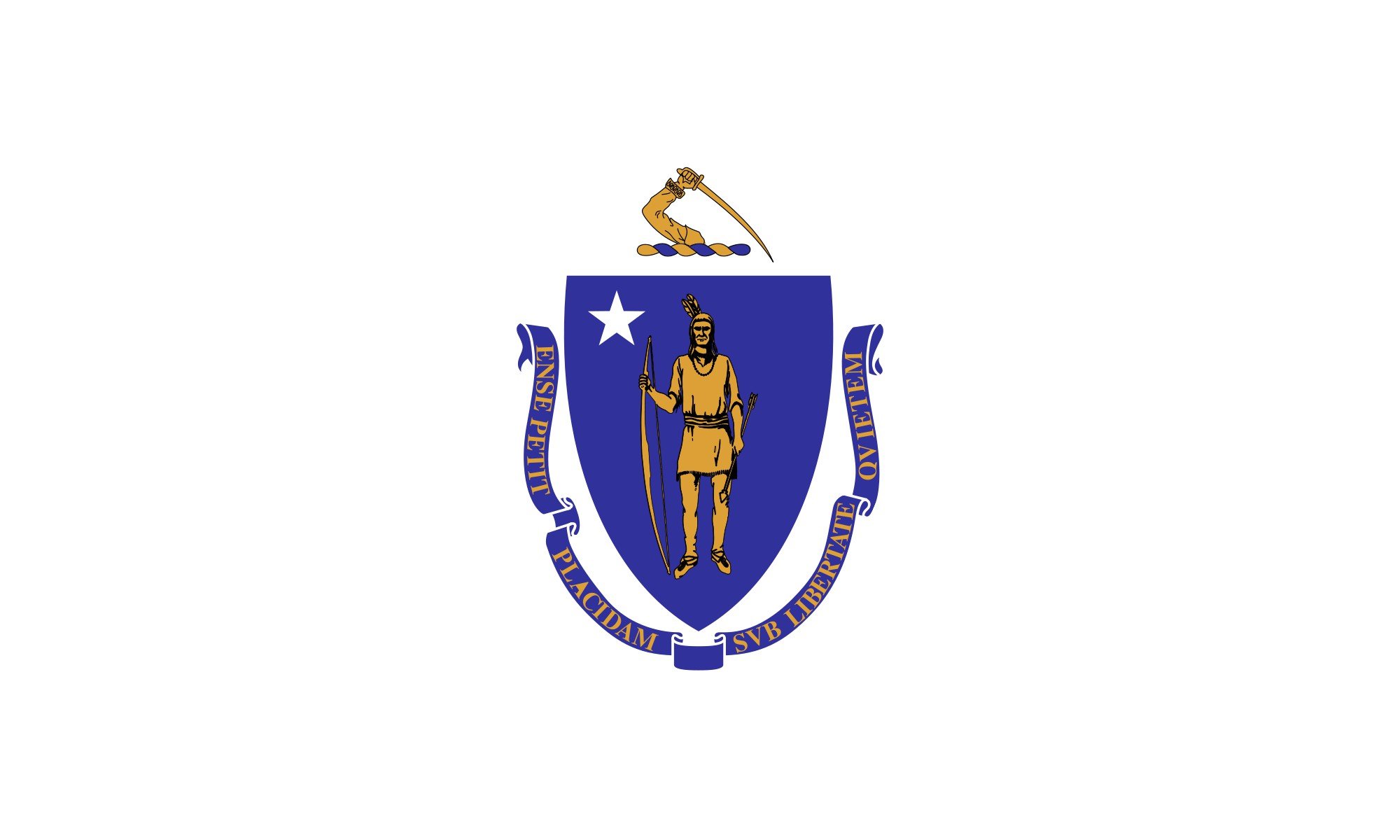 2000px flag, Of, Massachusetts, Svg Wallpaper