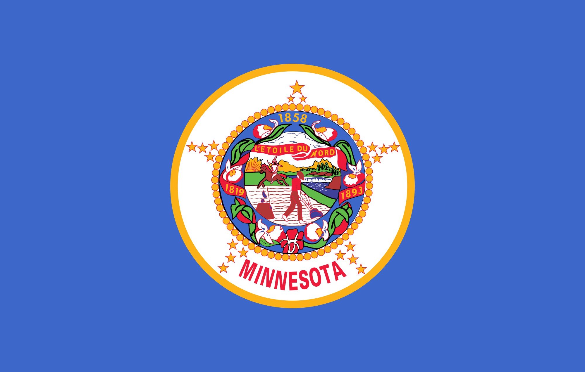 2000px flag, Of, Minnesota, Svg Wallpaper