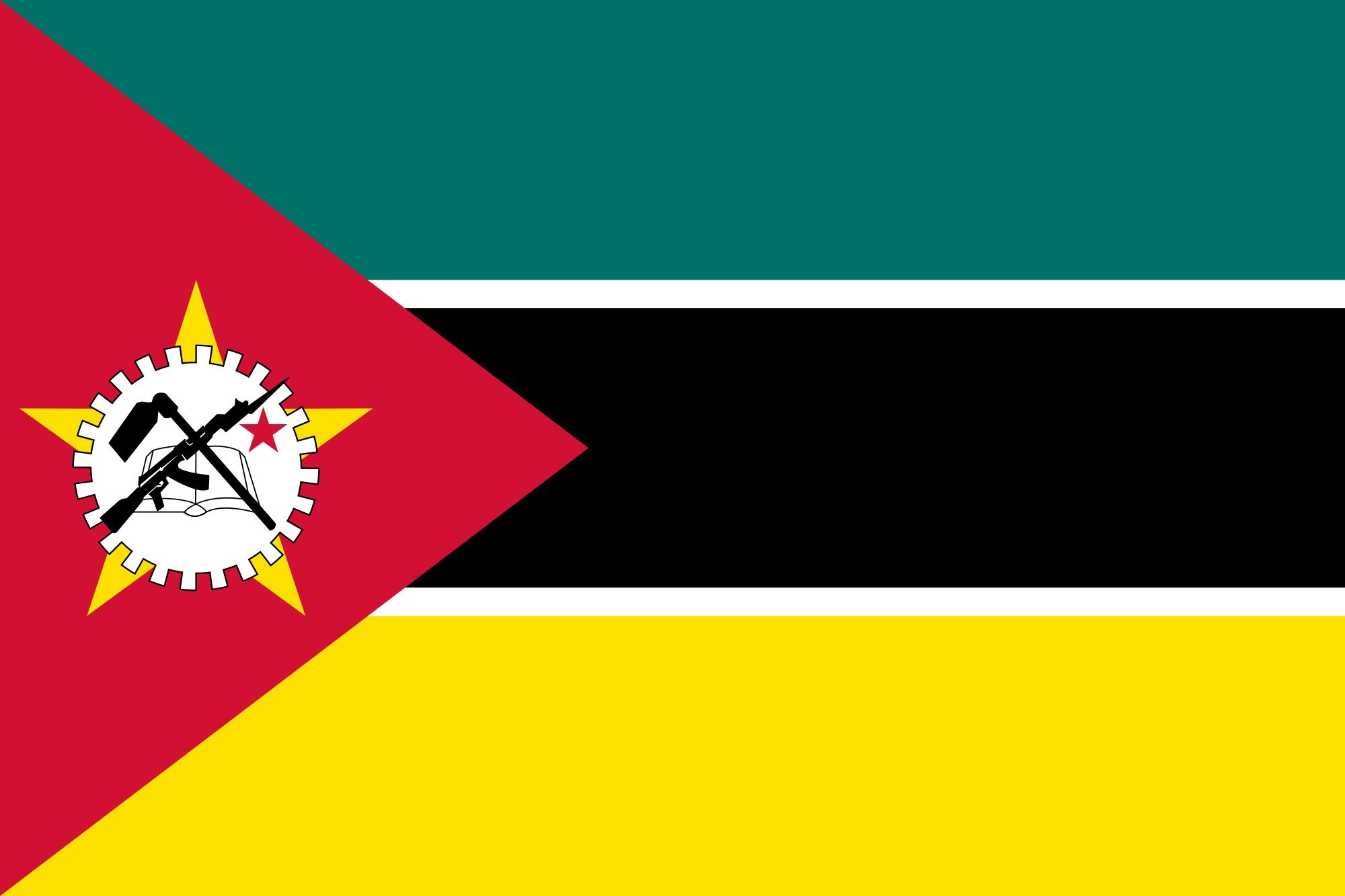 2000px flag, Of, Mozambique,  1983 , Svg Wallpaper
