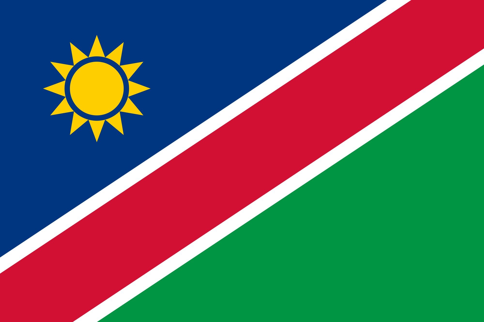 2000px flag, Of, Namibia, Svg Wallpaper