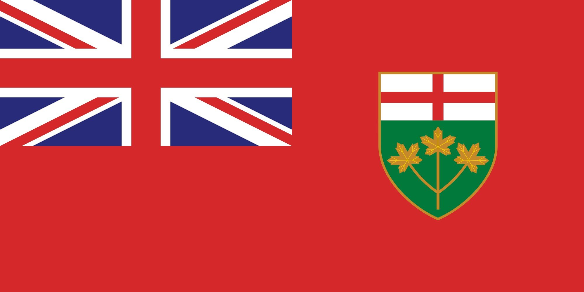 2000px flag, Of, Ontario, Svg Wallpaper