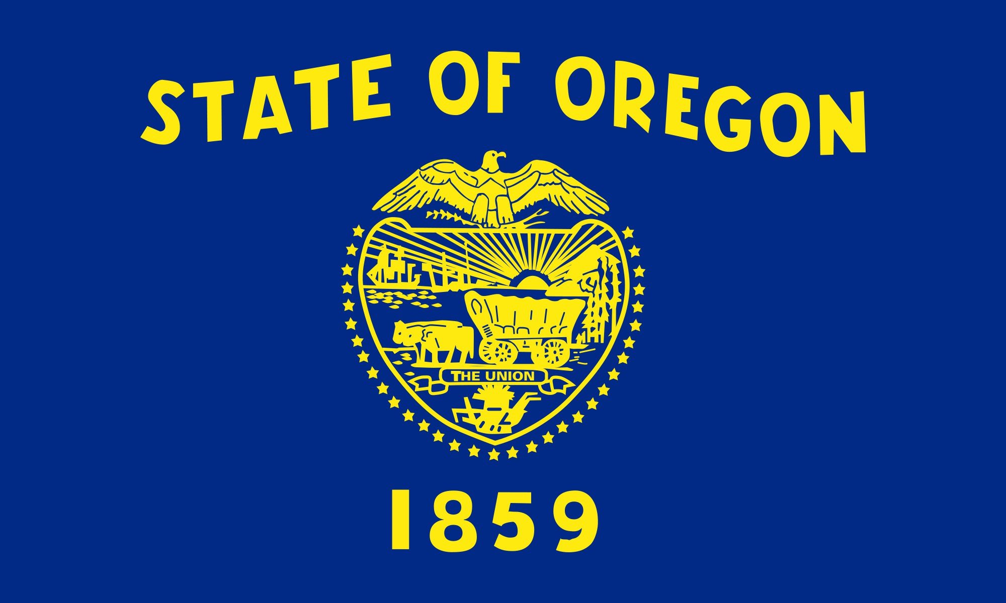 2000px flag, Of, Oregon, Svg Wallpaper