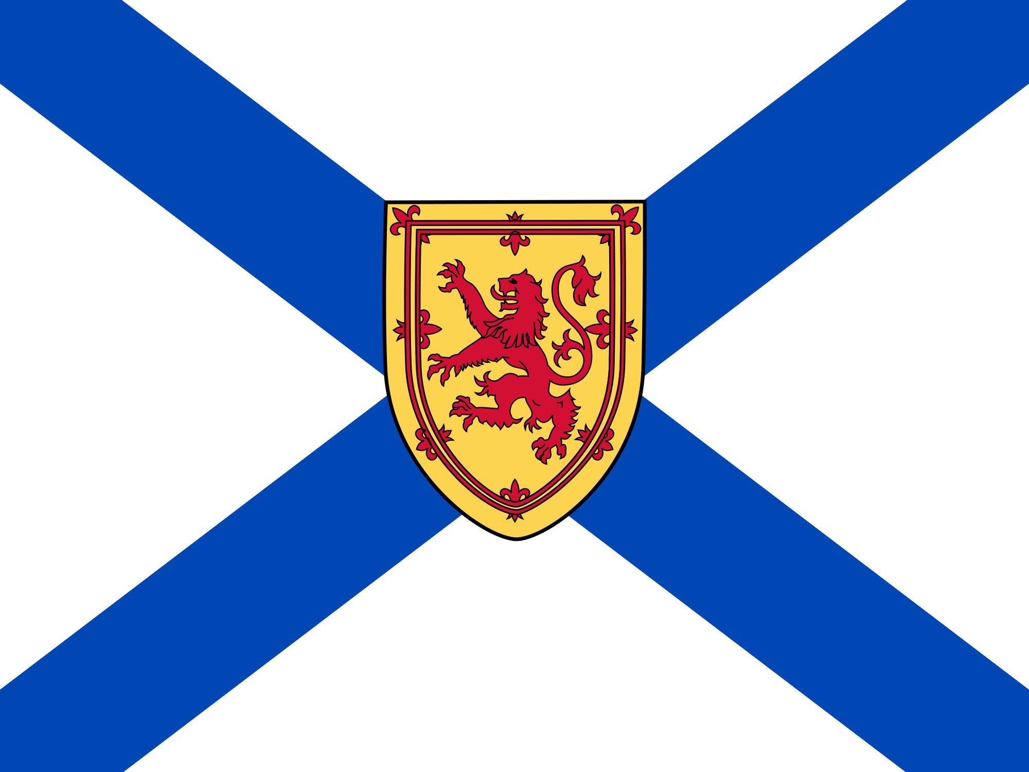 2000px flag, Of, Nova, Scotia,  historic, 3, By, 4, Ratio , Svg Wallpaper
