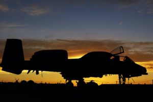 sunset, Aircraft, Military, A 10, Thunderbolt, Ii