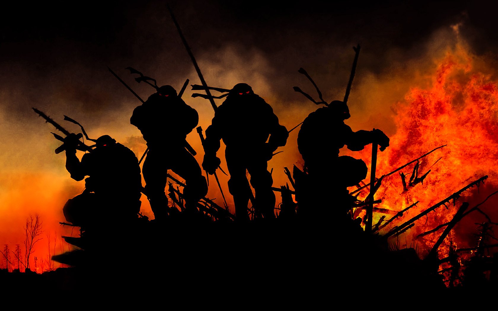 teenage, Mutant, Ninja, Turtles, Donatello, Leonardo, Raphael, Michaelangelo Wallpaper