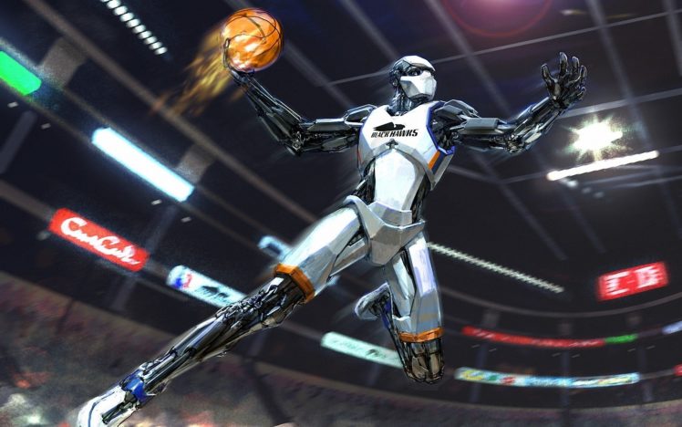 robots, Basketball HD Wallpaper Desktop Background