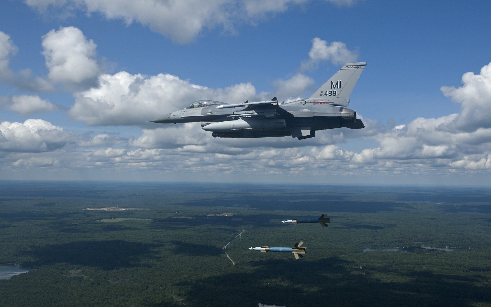 f 16, Fighting, Falcon Wallpaper