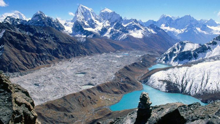 mountains, Roads, Nepal, Lakes, Region HD Wallpaper Desktop Background