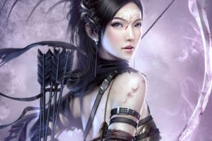 blood, Archers, Digital, Art, Mario, Wibisono, Arrows, Bow,  weapon
