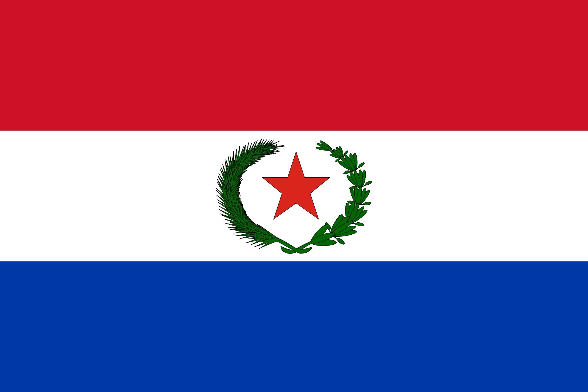 2000px flag, Of, Paraguay,  1924 , Svg Wallpaper
